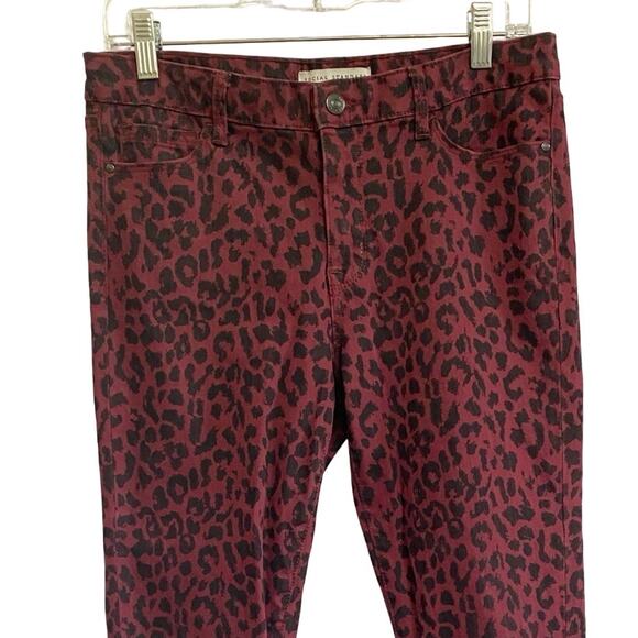 Sanctuary -The Social Standard - Skinny Ankle Jean Red Cat 6 X 26 - Picture 5 of 13